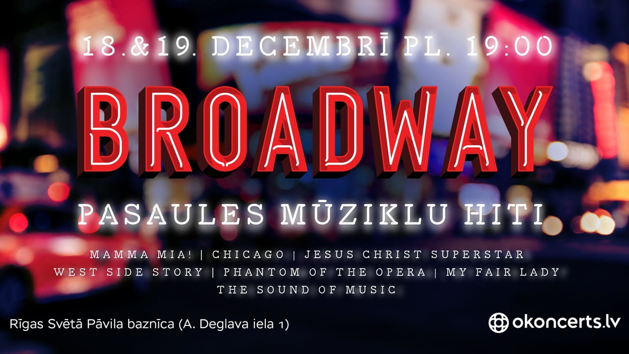 BROADWAY – Hits from the World’s Greatest Musicals